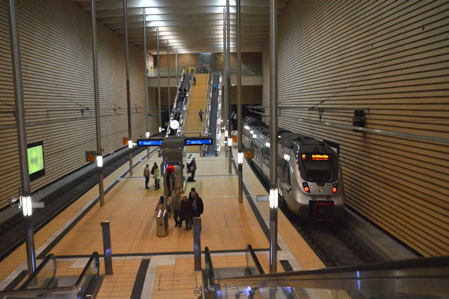 City-Tunnel Stationunter dem Leipziger Marktplatz