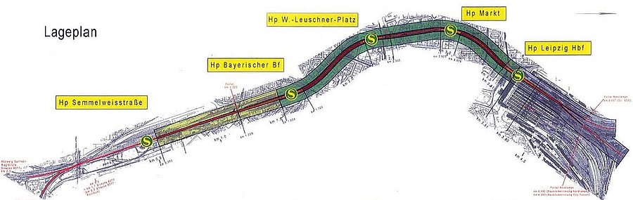 City-Tunnel Strecke