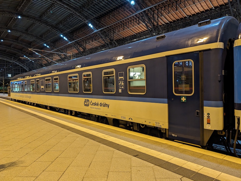 Schlafwagen WLABmz 826 der Tschechischen Staatsbahn
