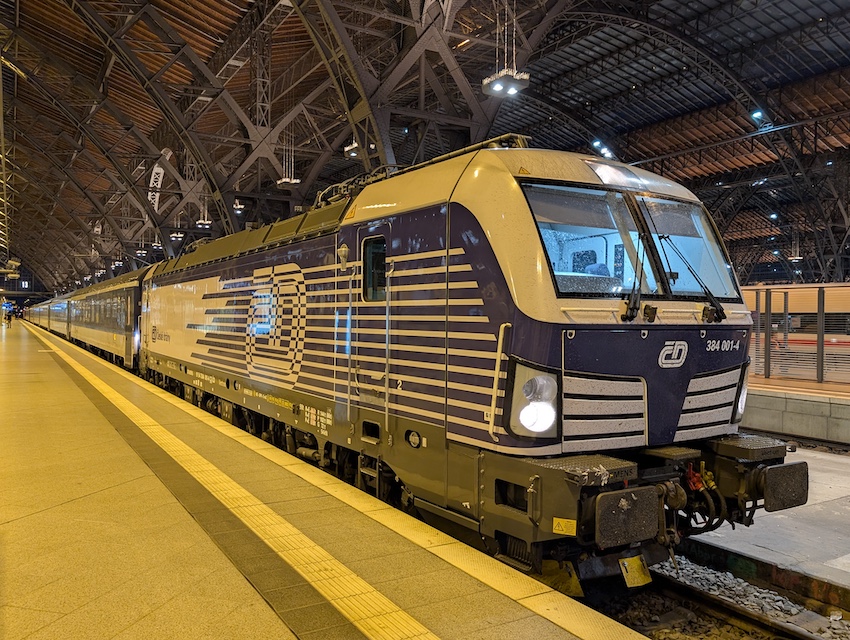 91 54 7384 001-4 CZ-CD (384 001-4) der tschechischen Stattsbahn in Leipzig